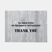 Paillasson Motif en bois AUCUNE natte de SOLLICITATION (Devant)