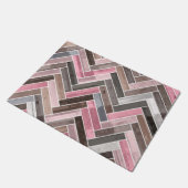 Paillasson Motif en Gris rose (Incliné)