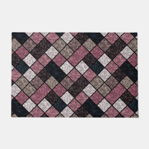 Paillasson Motif en marbre sans couture en pierre de granit