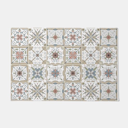 Paillasson Motif en mosaïque (Devant)