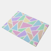Paillasson Motif en mosaïque arc-en-ciel Pastel (Incliné)