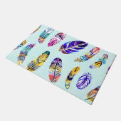 Paillasson Motif en plumes colorées (Incliné)