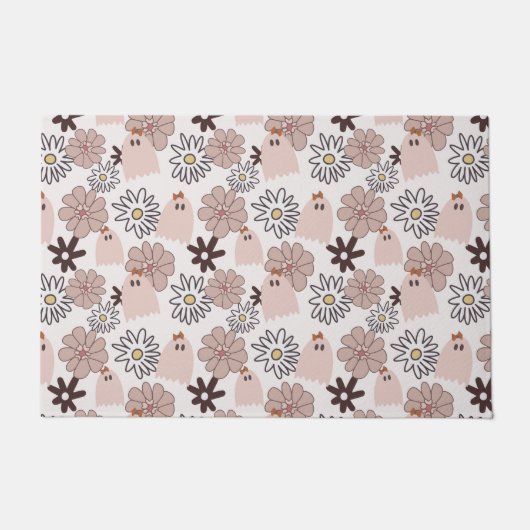 Paillasson Motif fantôme rose (Devant)