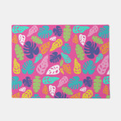 Paillasson Motif Feuille d'été de couleur vive (Devant)