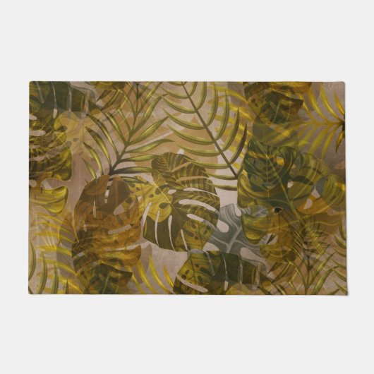 Paillasson Motif Feuille terrien (Devant)