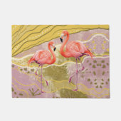 Paillasson motif flamingo Doormat (Devant)