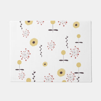 Paillasson Motif Fleur Sauvage Bohème