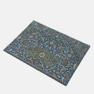 Paillasson Motif floral arabesque décoratif vintage