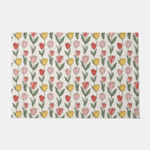 Motif floral de tulipe moderne botanique printanie