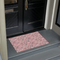 Motif floral rose vif élégant