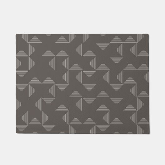 Paillasson Motif graphique géométrique simple, moderne et ten (Devant)