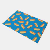 Paillasson Motif Hotdogs de restauration rapide (Incliné)