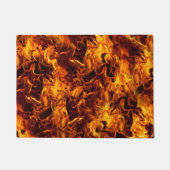 Paillasson Motif incendie et flamme (Devant)