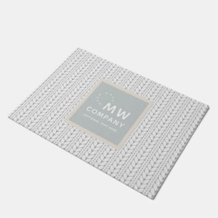 Paillasson Motif Kits Moderne Main Professionnelle Fabriquée