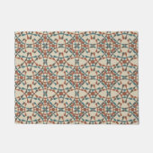 Paillasson Motif marocain 2 (marron et bleu) (Devant)