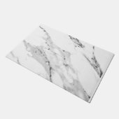 Paillasson Motif moderne en marbre blanc gris noir (Incliné)