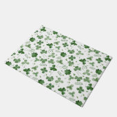 Paillasson Motif mou de shamrock d'aquarelle (Incliné)