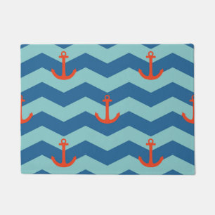 Paillasson Motif nautique de Chevron