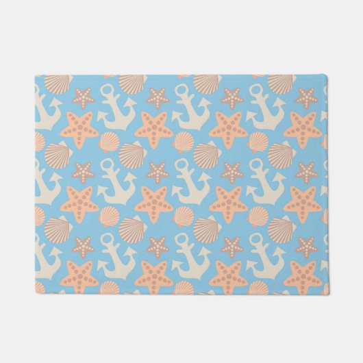 Paillasson Motif nautique Pastel (Devant)