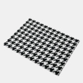 Paillasson Motif noir blanc de Houndstooth (Incliné)
