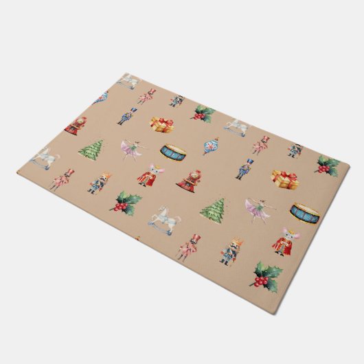 Paillasson Motif Nutcracker aquarelle (Incliné)