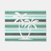 Paillasson Motif Pastel Mint Green Grey (Devant)