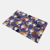 Paillasson Motif Patriotique Rough Collie (Incliné)