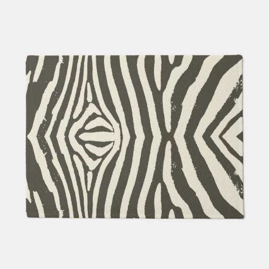 Paillasson Motif Poster de animal Zebra Stripe (Devant)