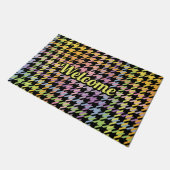 Paillasson Motif Rainbow Houndstooth (Incliné)