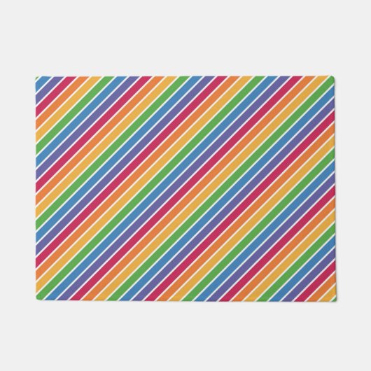 Paillasson Motif Rainbow Stripes (Devant)
