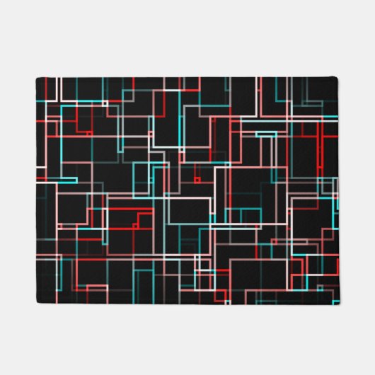 Paillasson Motif rayé multicolore COOL (Devant)