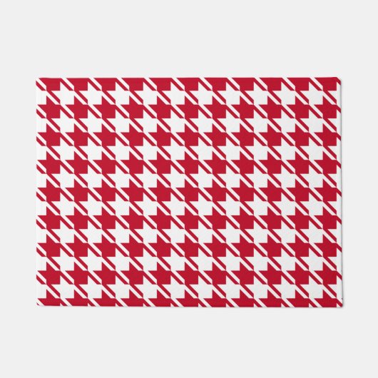 Paillasson Motif répétitif Red Houndstooth (Devant)