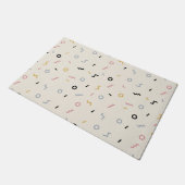Paillasson Motif Retro Squiggle (Incliné)
