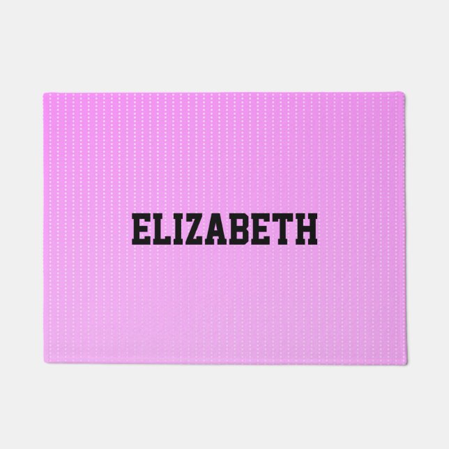 Paillasson Motif rose points blancs (Devant)