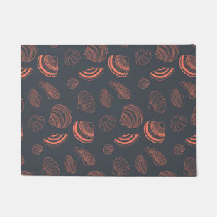 Paillasson Motif sans joint avec coquillages