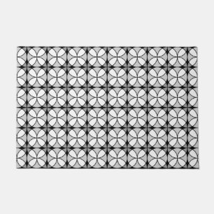 Paillasson Motif Shippo noir et blanc classique