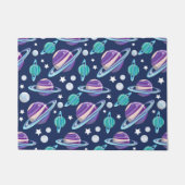 Paillasson Motif spatial, Planètes, Étoiles, Galaxie, Cosmos (Devant)