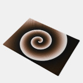 Paillasson Motif spiral Brown de rouille cool (Incliné)