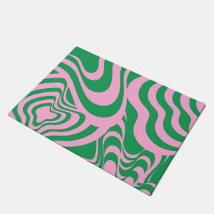 Paillasson Motif Super Y2K rétro-tordu coloré
