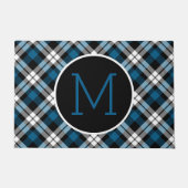 Paillasson Motif tatan bleu bleu noir noir (Devant)