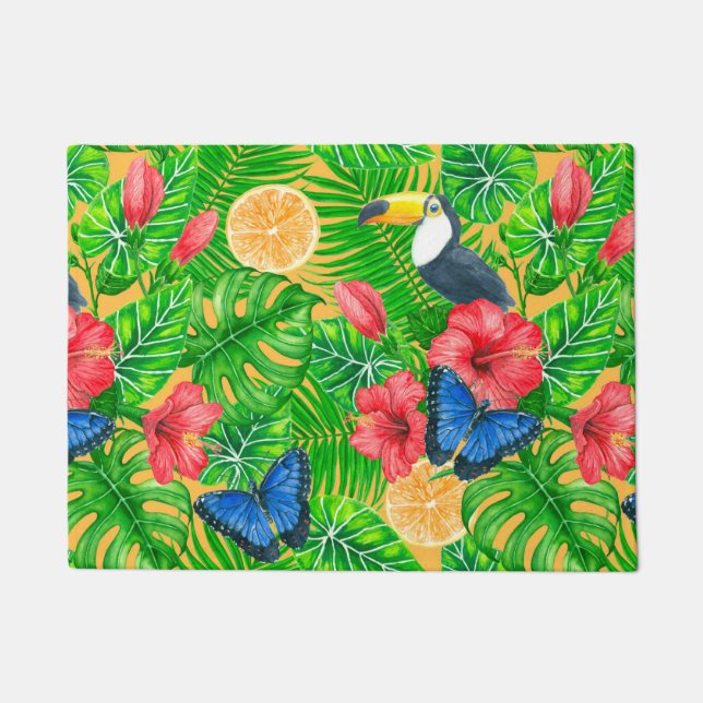 Paillasson Motif tropical (Devant)