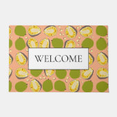 Paillasson Motif Tropical Summer Jackfruit - Bienvenue (Devant)