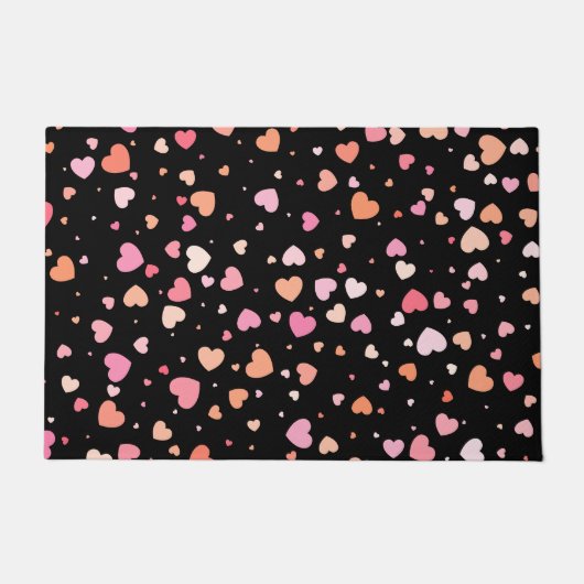 Paillasson Motif Valentine`s 2023 Arrière - plan avec coeur (Devant)