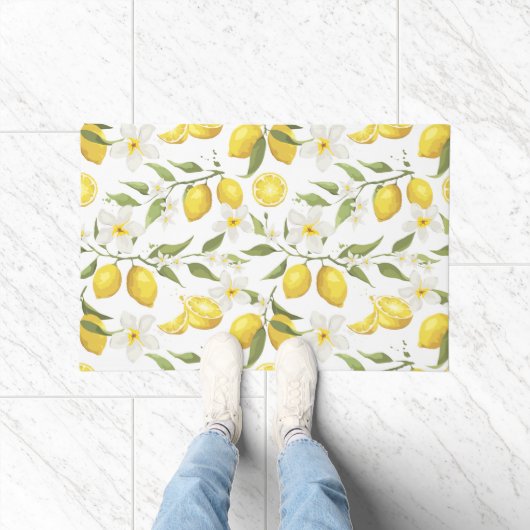 Paillasson Motif vintage Lemon Tree (Intérieur)