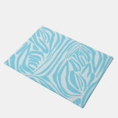 Paillasson Motif Zèbre Bleu (Incliné)