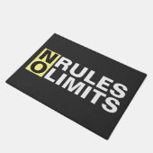 Paillasson Motivation Pas De Règles Pas De Limites (Incliné)