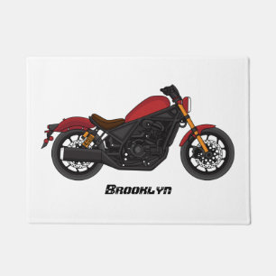 Paillasson moto de style croiseur cool