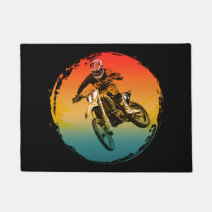 Paillasson motocycliste de moto cross vintage moto