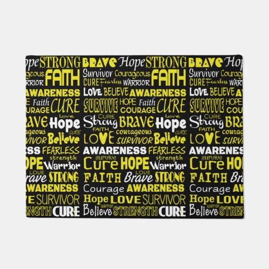 Paillasson Mots De Sensibilisation...Endometriose (Devant)