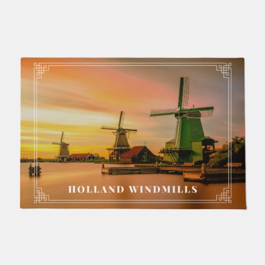 Paillasson moulins à vent hollandais (Devant)